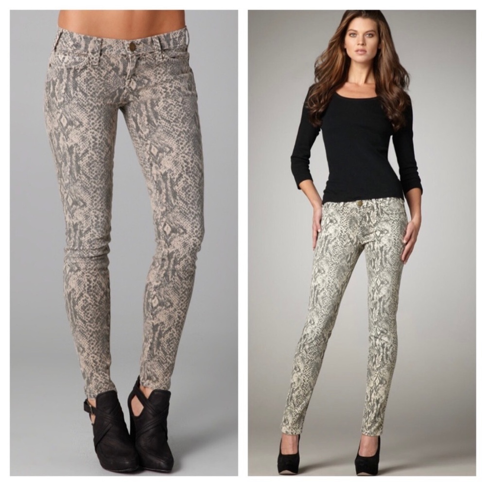 Current Elliott Jeans Snake Skinny 25